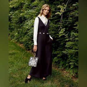 NWT Tory Burch Fremont Cropped Wide Leg Jumpsuit